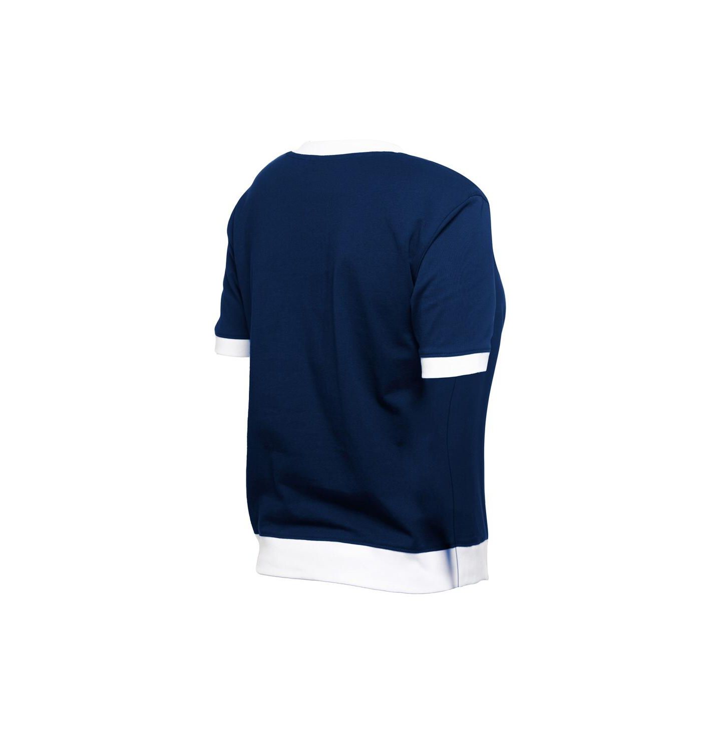 Женская футболка New Era Navy Atlanta Braves Game Day Rhinestone V-Neck — фото 2
