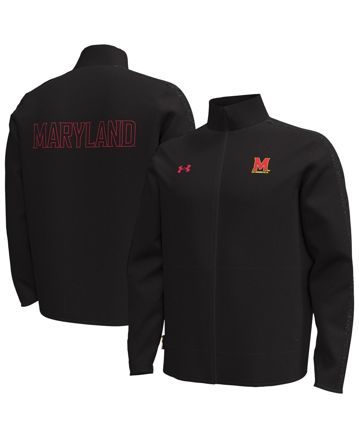 Men's Black Maryland Terrapins Command Full-Zip Jacket - Black