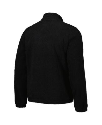 Men's Black Nebraska Huskers Pinch Runner Half-Zip Top