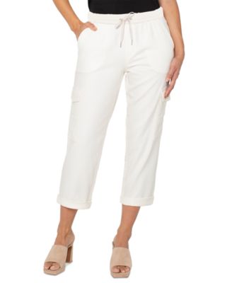 Liverpool Los Angeles - Women's Drawstring Cargo Cropped Pants