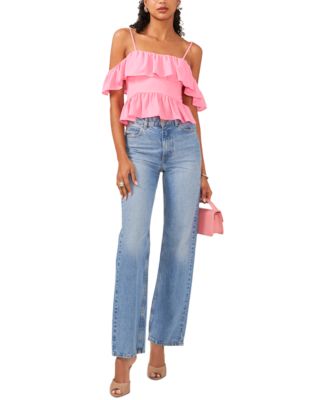 Women's Off-The-Shoulder Ruffle Top