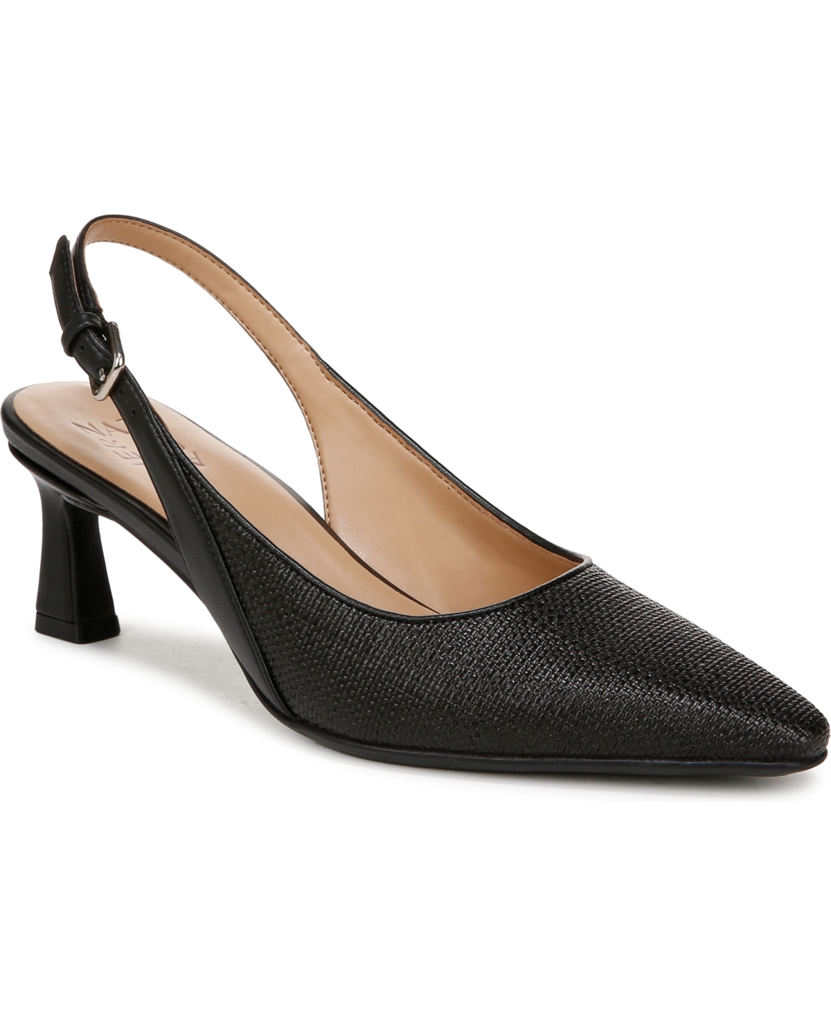 Naturalizer Tansy Slingback Pump In Black Fabric