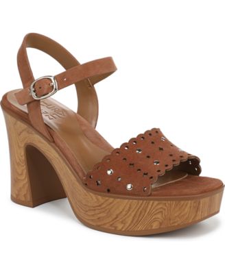Naturalizer - Women's Kira Block Heel Square Toe Platform Sandals