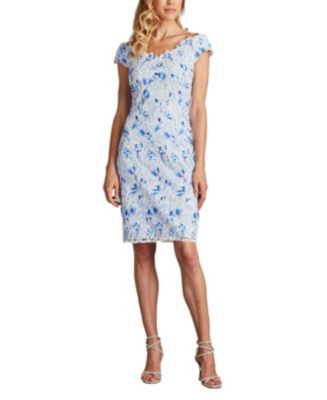 【TADASHI SHOJI】ARID 3D フローラル 刺繍ドレス Tadashi Shoji Women's Arid 3D Floral Embroidered Dress - Macy's