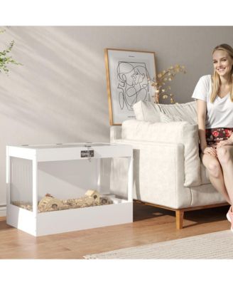 Hamster Cage with Openable Top, Hut, Small Animal Habitat,