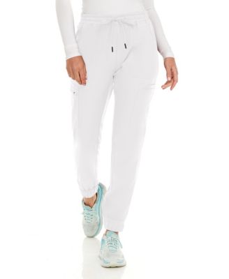 Women's Seven Pocket Cargo Scrub Pants Joggers with 4-Way Stretch
