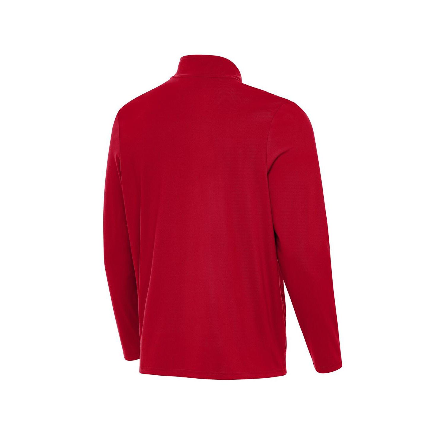 Men's Crimson Indiana Hoosiers Perilous Quarter-Zip Pullover Top