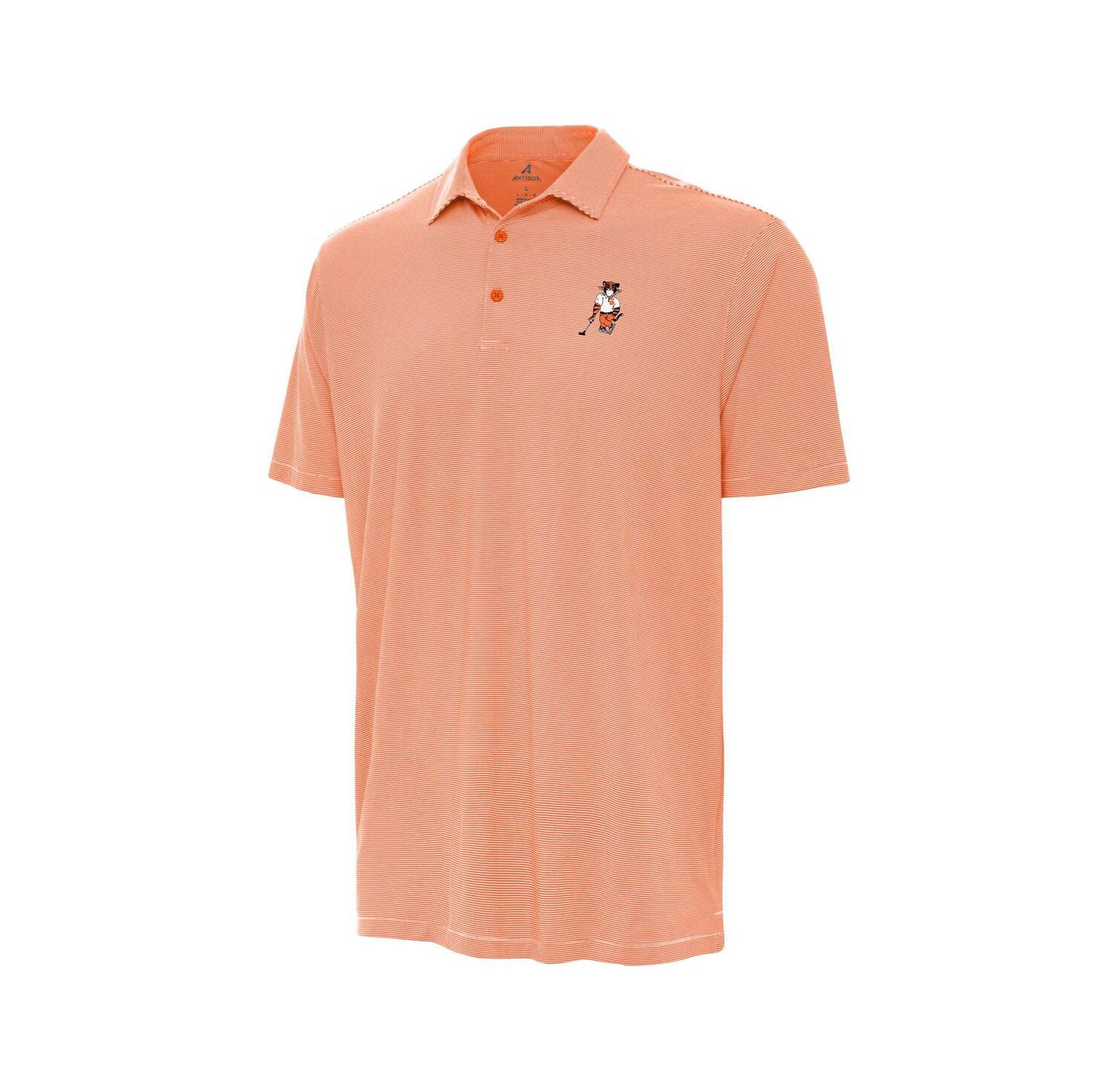 Men's Orange Clemson Tigers Golfer Twine Polo Shirt