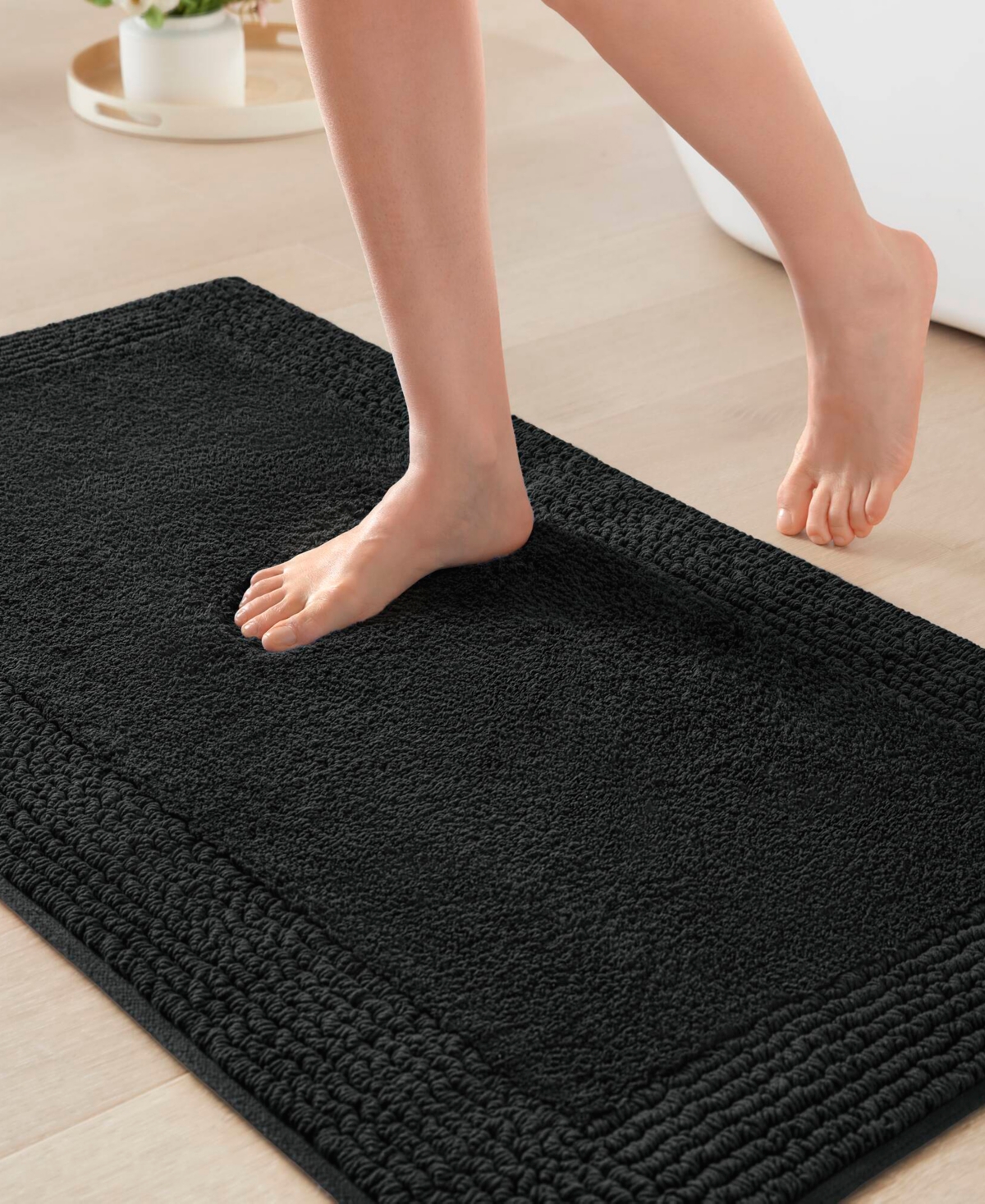 Madison Park Signature Splendor Reversible Tufted Cotton Bath Rug, 17" X 24"