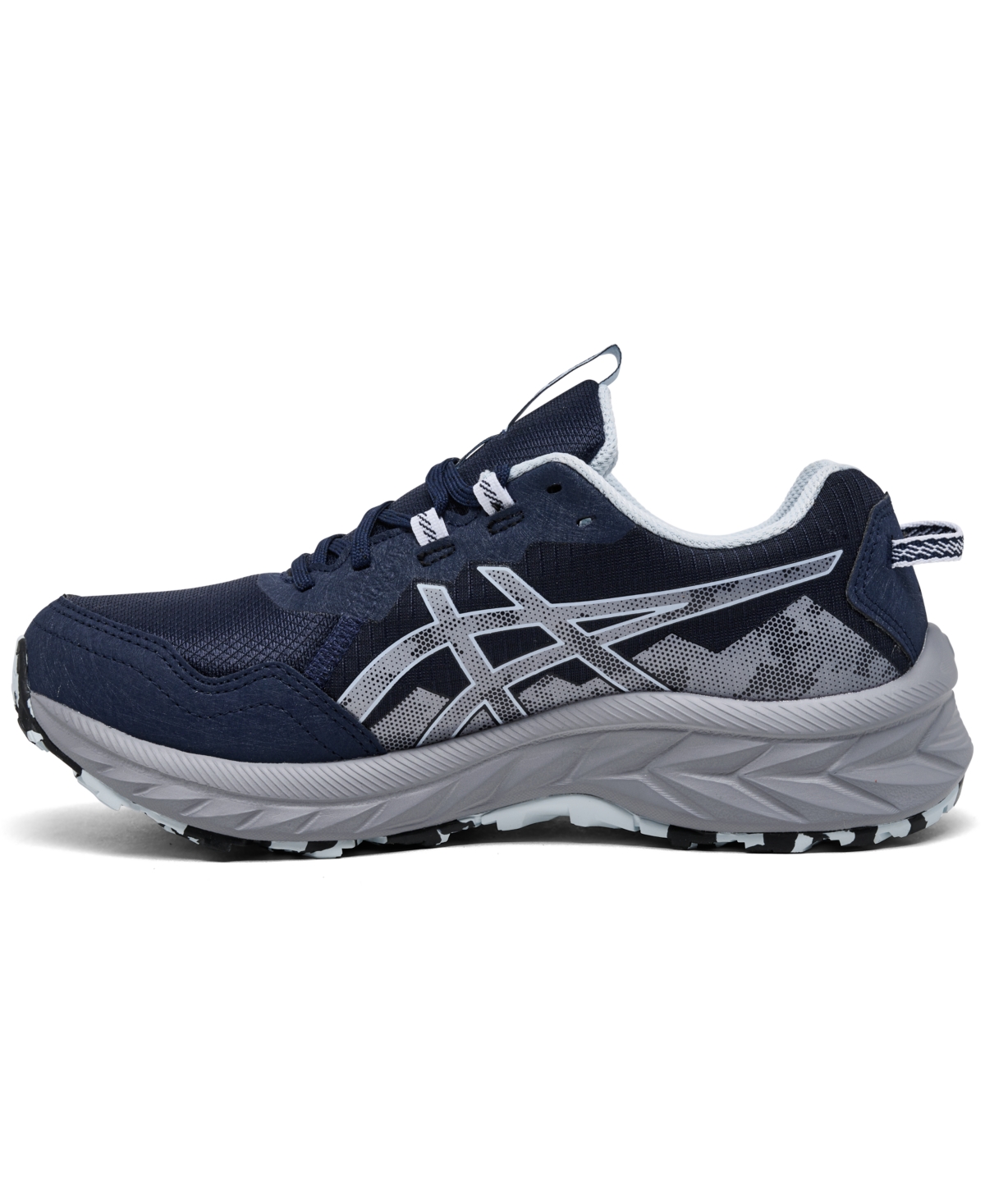 Asics Women's Gel Venture 10 Trail Running Sneakers From Finish Line In Midnight,gravel