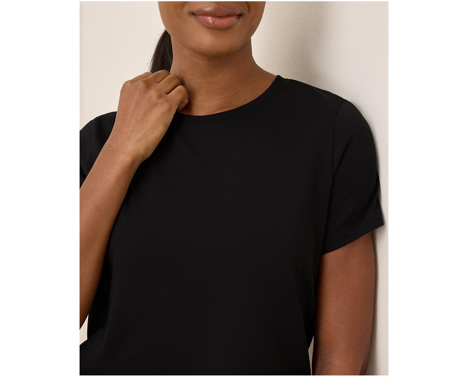 Women's Organic Cotton Luxe Stretch Jersey Tee