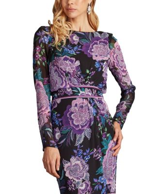 Women's Akilah Floral Blouson Midi Dress