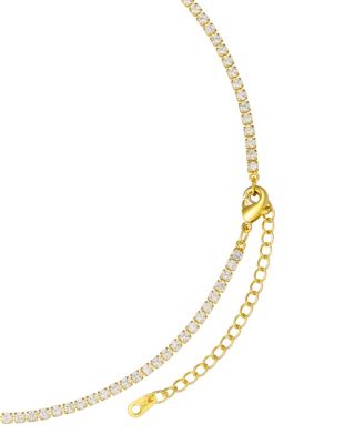 Cubic Zirconia Bow Layered Necklace Set