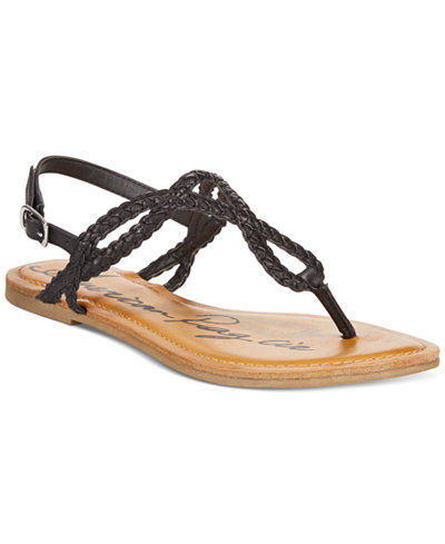 American Rag Keira Braided Flat Sandals, Only at Macy's