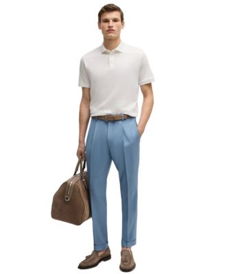 Men's Mercerized Cotton Regular-Fit Polo Shirt