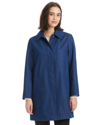 Women's Hooded A-Line Coat