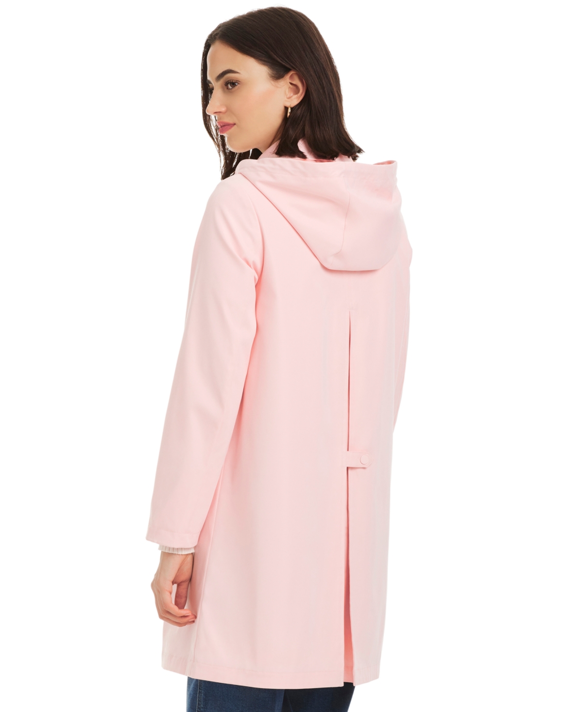Kate Spade New York Short Rain Coat In Pink
