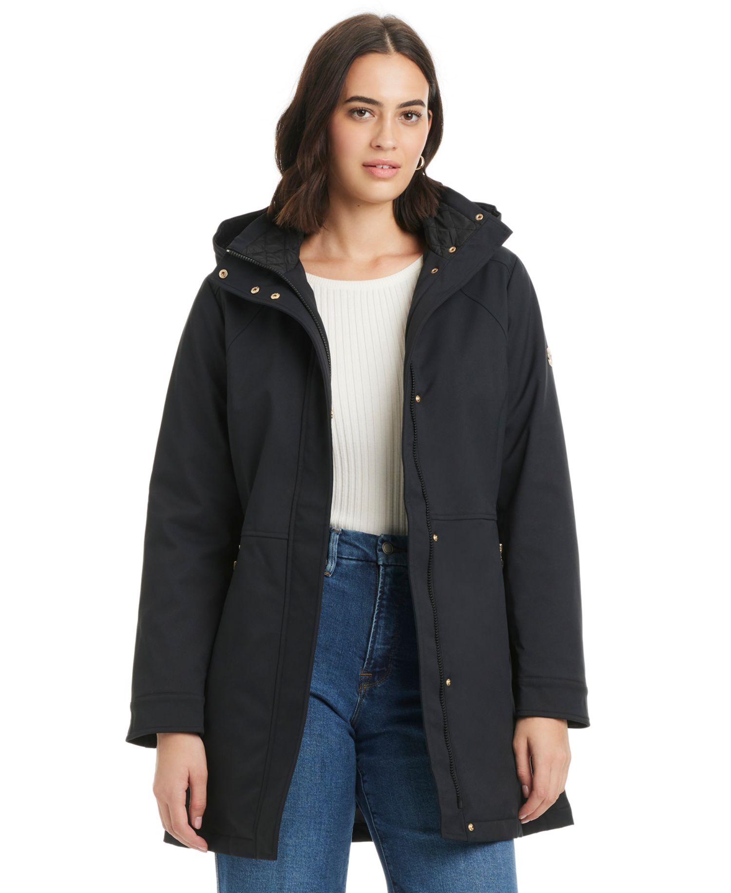 Women's Hooded Softshell Coat