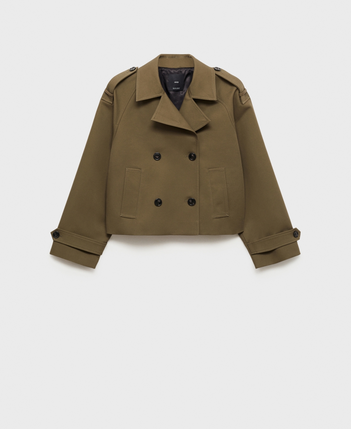 Mango Veste Kaki - Femme - Xxl -  In Khaki