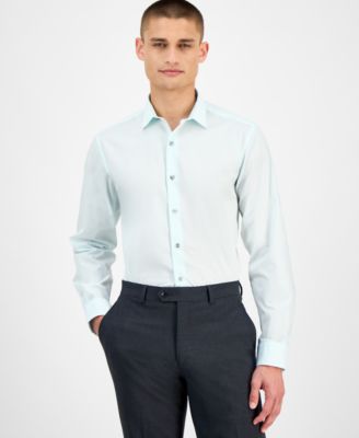 Alfani - Men's Slim-Fit Solid Dress Shirt
