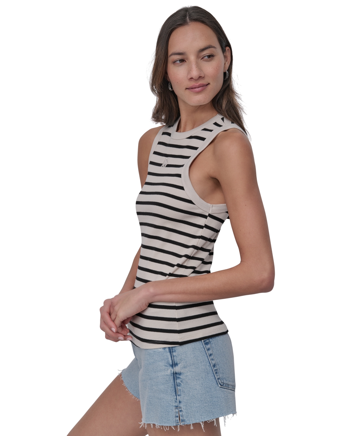 DKNY JEANS WOMEN'S CREWNECK TANK 