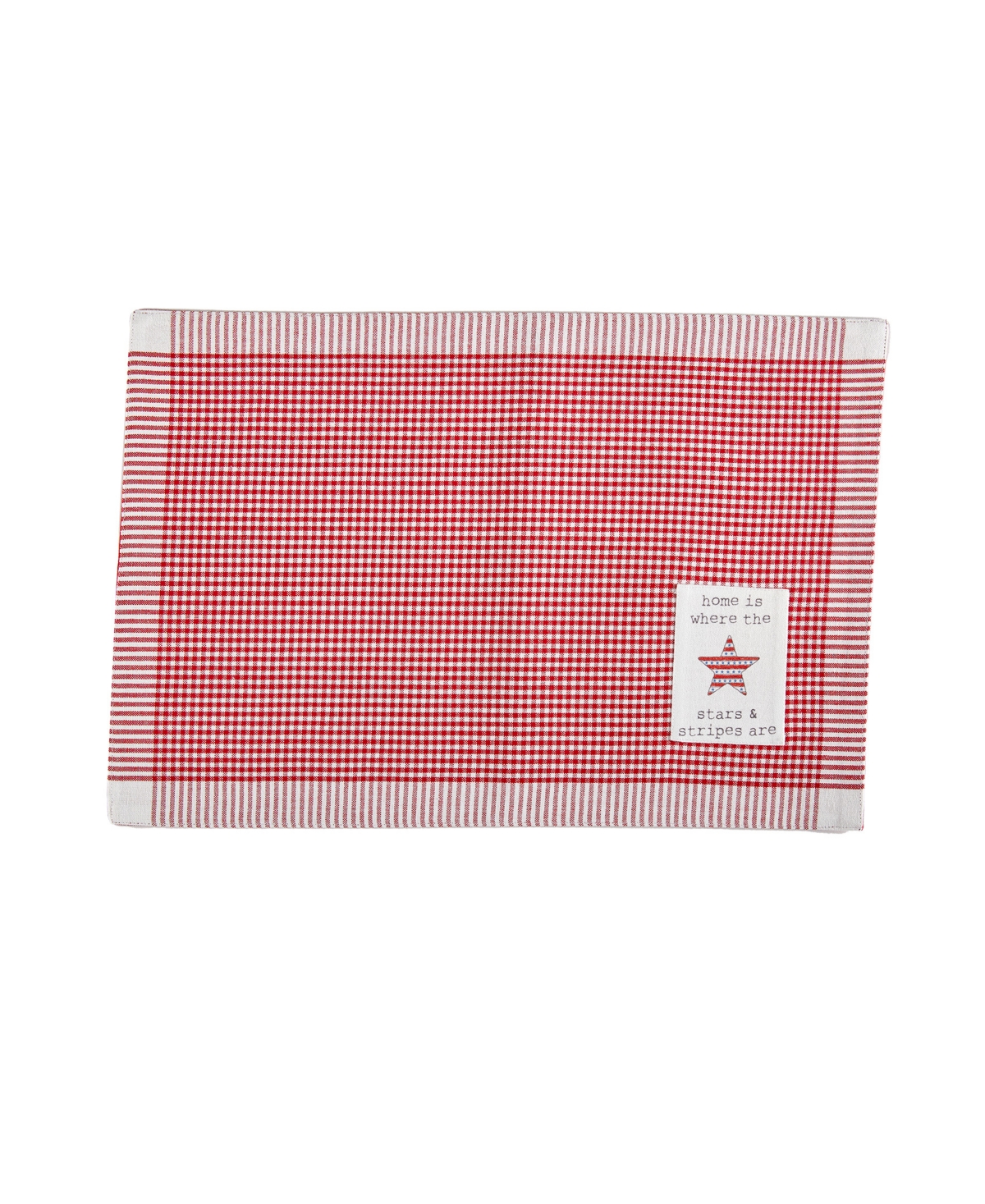 Tableau Cuties Star Placemats, Set Of 4 In Red