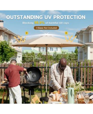 9FT Patio Umbrella, Outdoor Table Umbrella with
