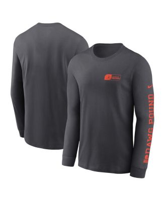 Nike - Men's Anthracite Cleveland Browns All Out Long Sleeve T-Shirt