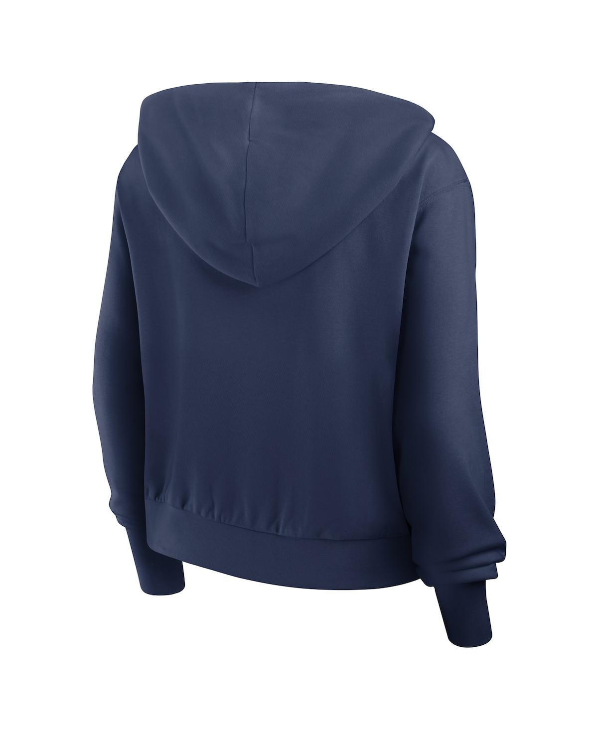 Nike Women's Navy Atlanta Braves Chill Full-zip Hoodie In Navy