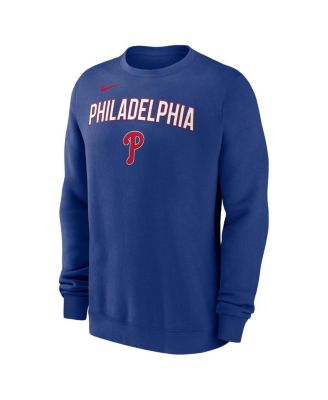 Men's Royal Philadelphia Phillies Pullover Sweatshirt