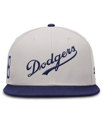 Men's Gray Brooklyn Dodgers Cooperstown Collection True Performance Fitted Hat