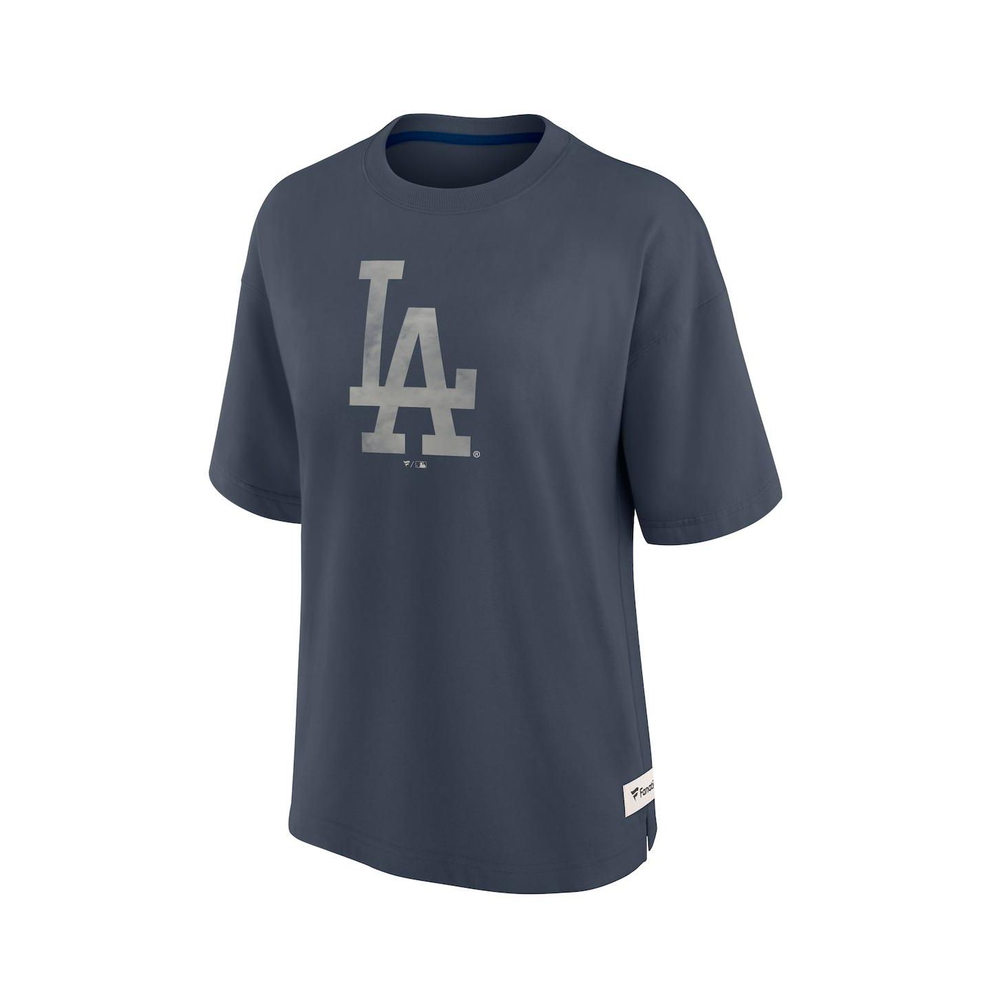 Женская футболка Fanatics Blue Los Angeles Dodgers Elements Raw Edge Future Ground — фото 2