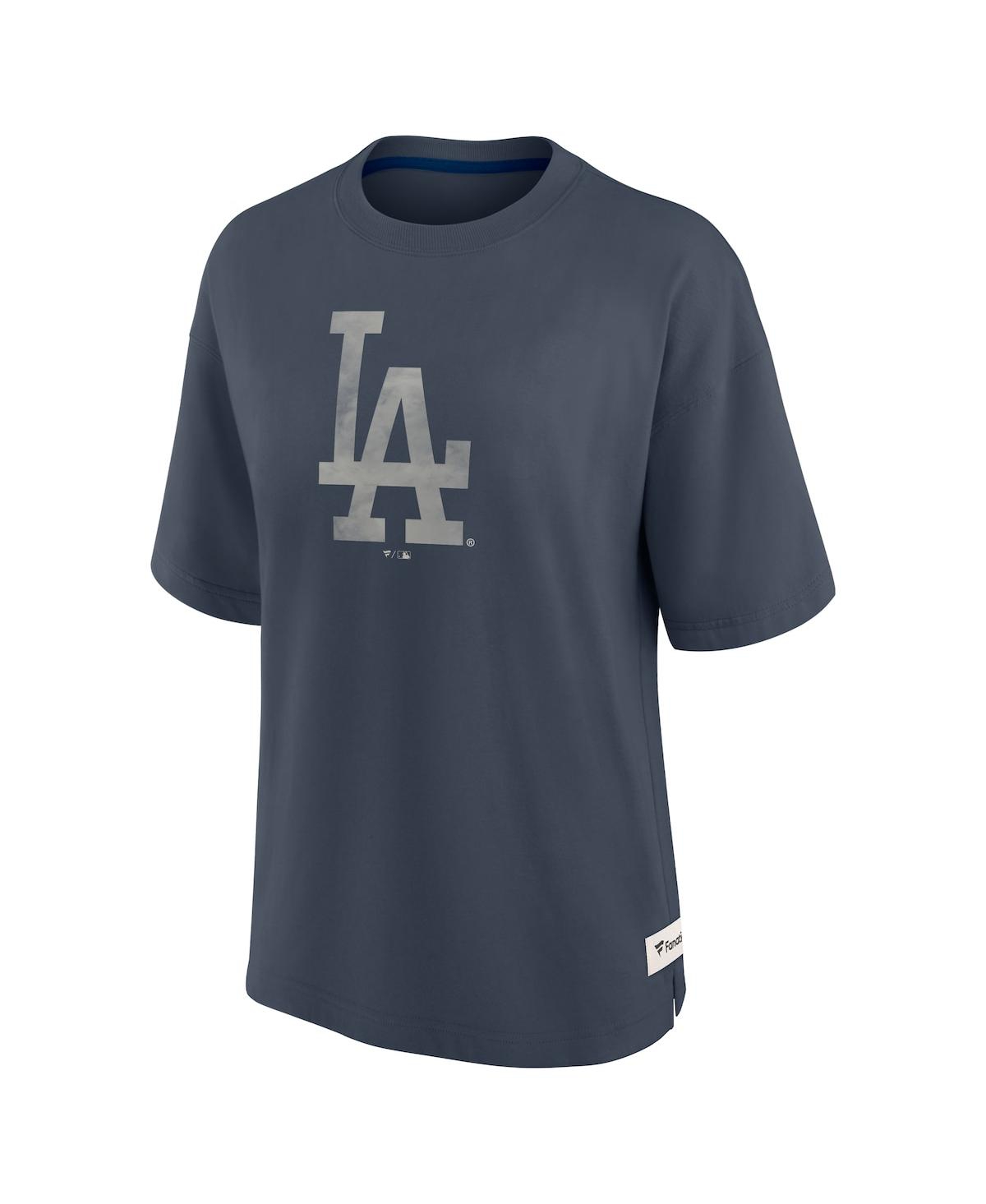 Fanatics Women's Blue Los Angeles Dodgers Elements Raw Edge Future Ground T-shirt In Blue