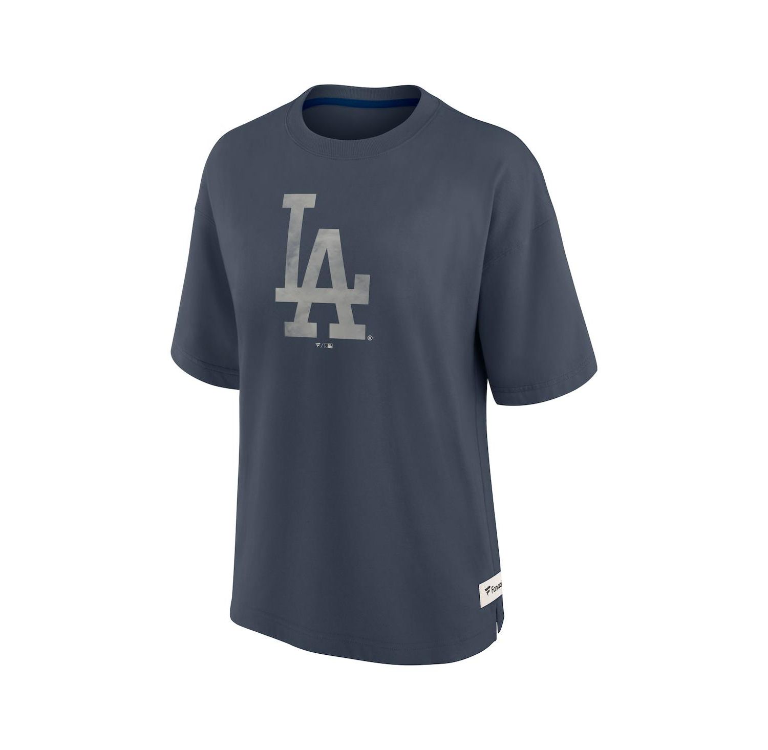 Women's Blue Los Angeles Dodgers Elements Raw Edge Future Ground T-Shirt