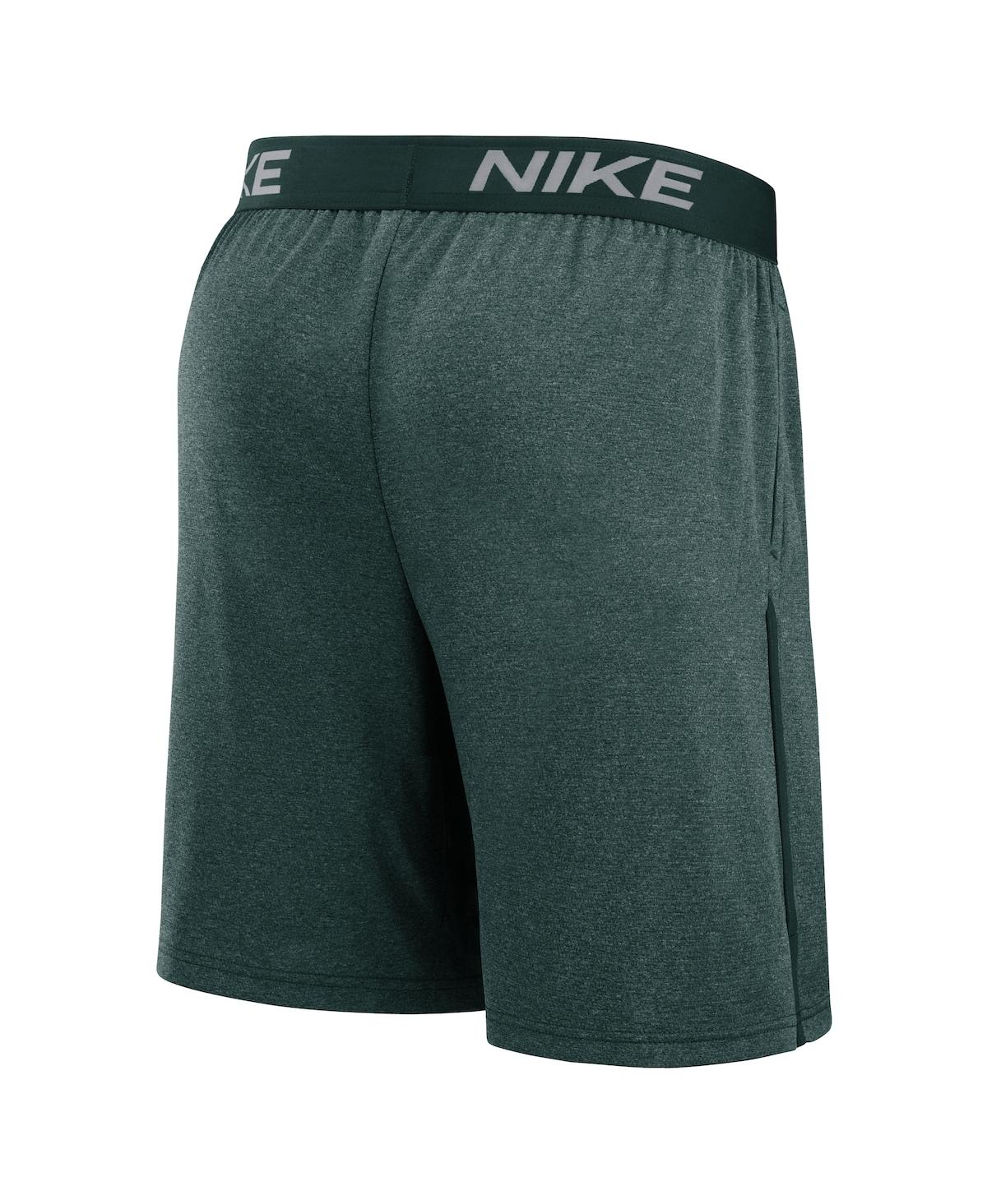 Nike Men's Green Athletics Authentic Collection Performance Knit Shorts In Green