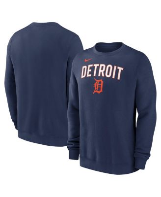 Nike - Men's Navy Detroit Tigers Pullover Sweatshirt