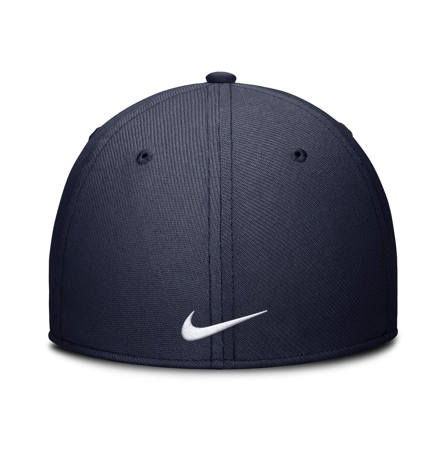 Мужская кепка Nike Navy Tampa Bay Rays Rise Performance Flex Hat — фото 4