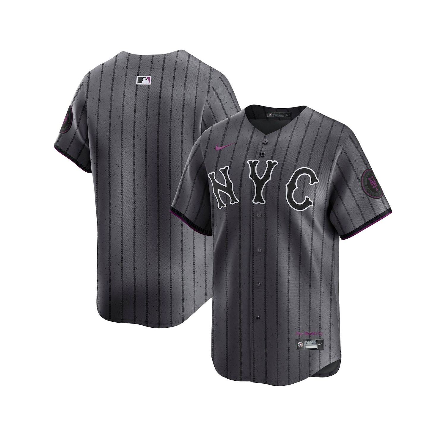 Men's Gray New York Mets City Connect Limited Jersey