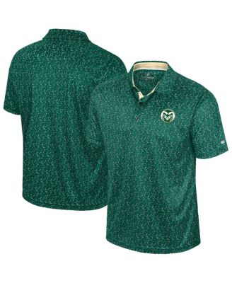 Colosseum - Men's Green Colorado State Rams Sublimated Golf Polo