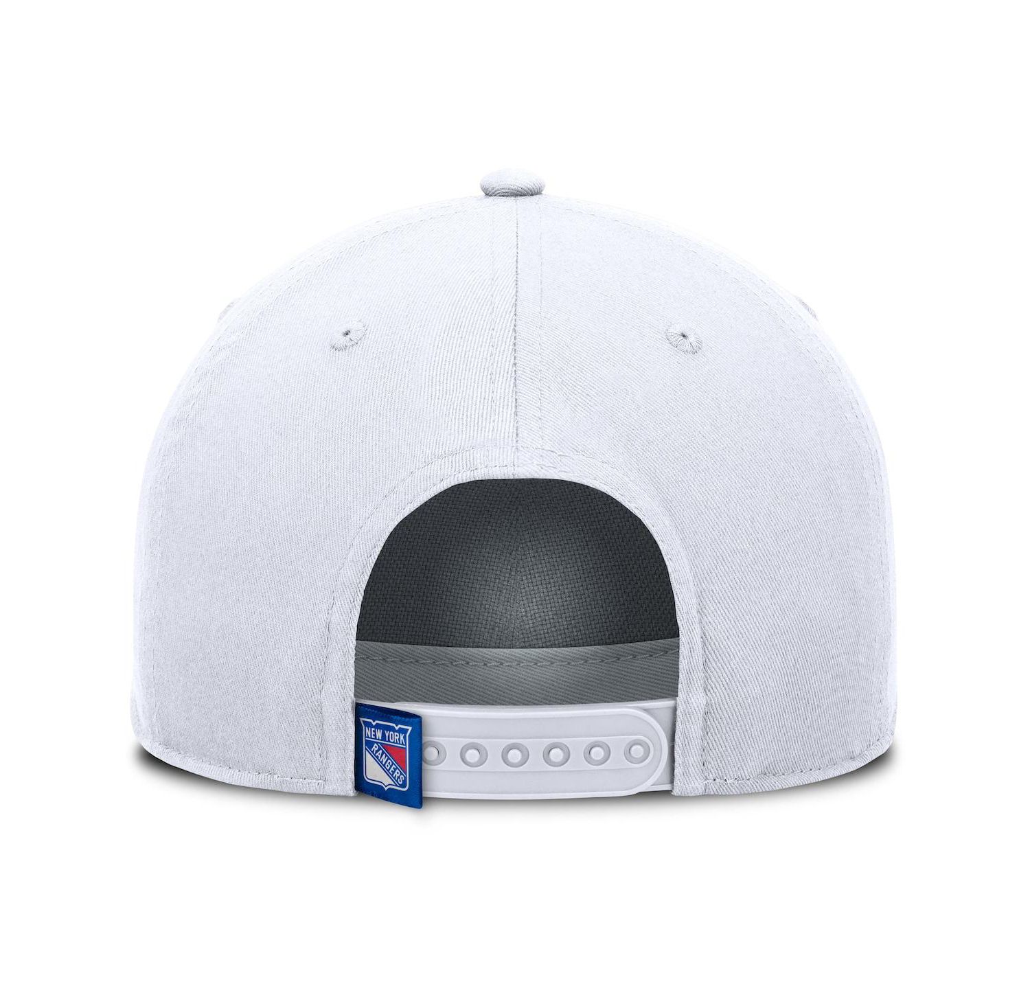 Men's White New York Rangers Rope A-Frame Adjustable Hat