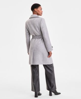 Women's Double-Breasted Belted Trench Coat