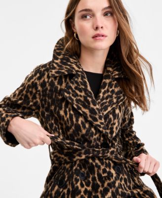 Women's Double-Breasted Belted Trench Coat