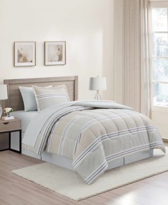 Aiden Striped 8-Pc. Comforter Sets