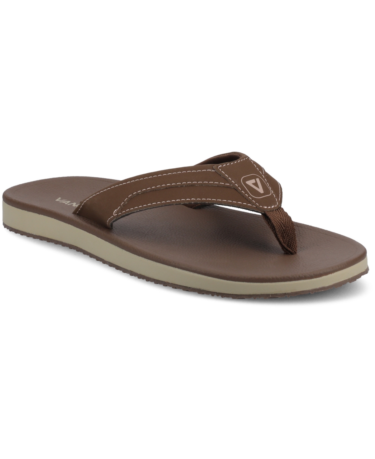 Men's Boyd Comfort Flexible Flip-flop Sandals - Gray