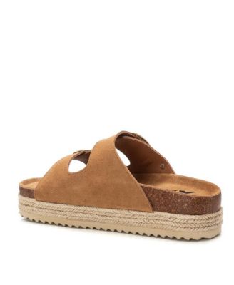 Women's Suede Flat Sandals By XTI
