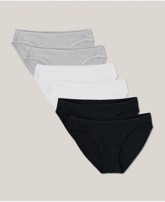 Women's Organic Cotton Everyday Classic Fit Bikini 6-Pack