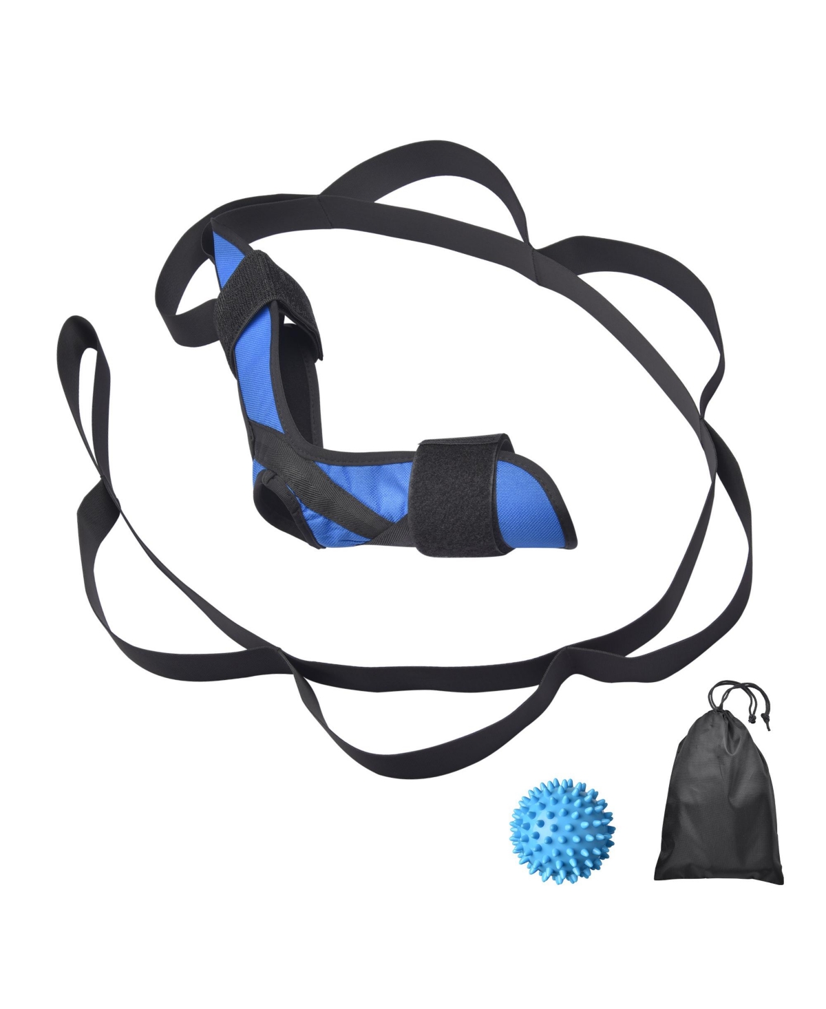 Foot and Calf Stretcher Strap Ankle Achilles Heel Hamstring Pain Relief Yoga - Natrual