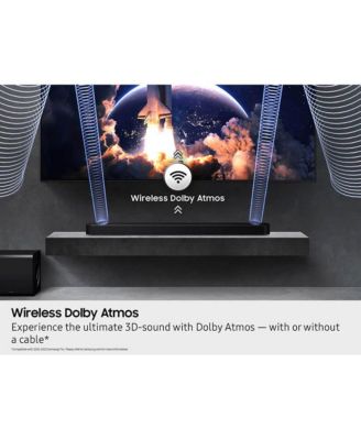 11.1.4 Channel Q-Series Soundbar with Subwoofer and Rear Speakers