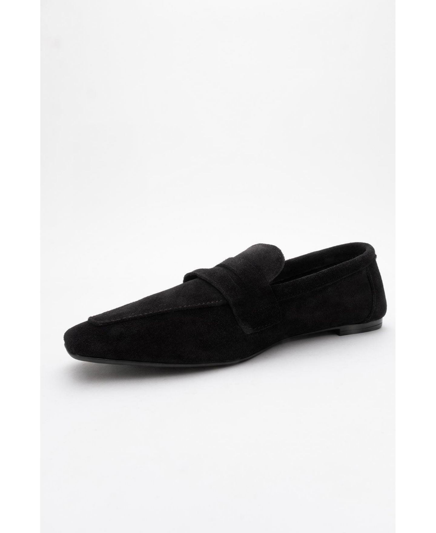 Женские туфли Forever & Always Shoes Morne Suede Leather, цвет: Чёрный замшевый кожаный — фото 3