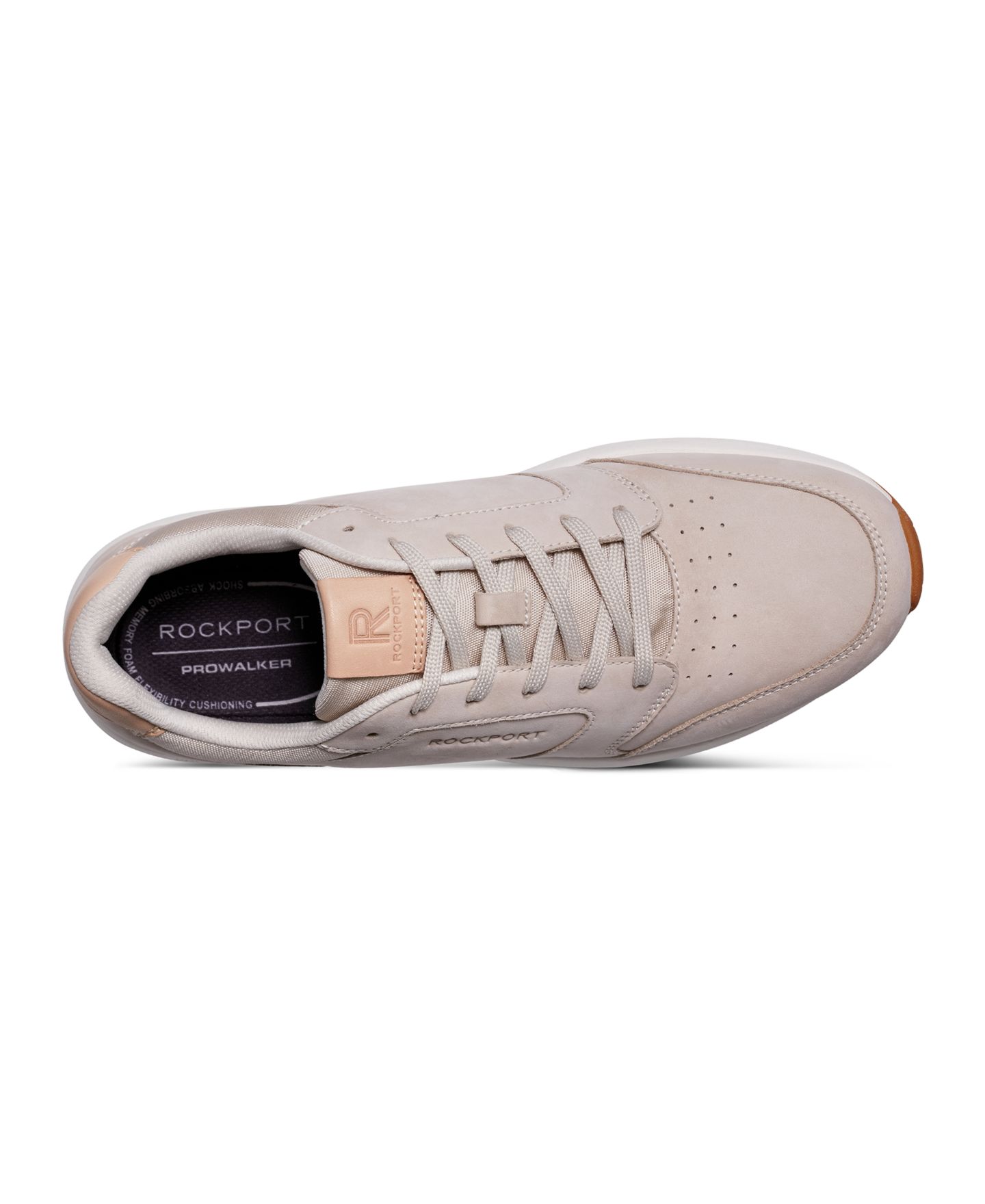 Мужские кроссовки Rockport ProWalker Tour Lace Up Casual, цвет: Светлый серый нубуковый — фото 5